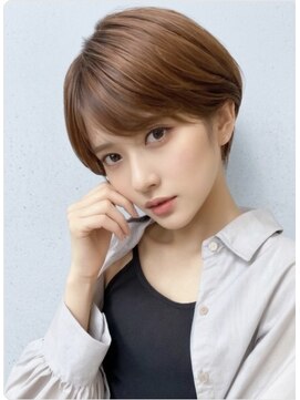 ブロッサム 東久留米店(Blossom) 丸み大人ショート◎耳掛け×コンパクト×小顔効果