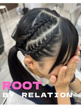 Root by Relation【ルートバイリレーション】の写真/【三宮徒歩3分◎】体育祭/文化祭にぴったりのコーンロウSNS映え間違いなし★予算に合わせてメニュー選択♪
