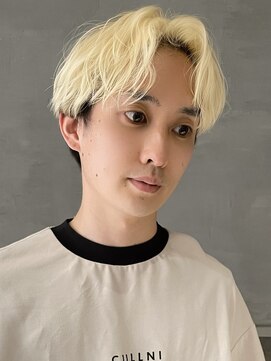 ボコカ(bococa) メンズニュアンスパーマブリーチハンサムショート