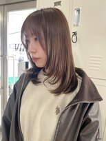 ビビバイマグ(bivi by Mag) 春色◎レイヤー×チョコレートブラウン