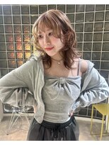 リンドトウキョウ ウメダ(LINDO TOKYO)&nbsp;梅田/大阪/くすみベージュ/ピンクヘアー/ダブルカラー