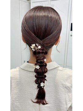 スタイル 横浜(STYLE) 結婚式お呼ばれ編みおろし／ヘアセット/アレンジ