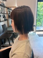 エスデザイン(es design)&nbsp;ボブ×ハイライトブラウン