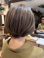 アイニ 河内小阪店(aini)&nbsp;白髪染め/白髪ぼかしハイライト/ショート/ショートボブ30,40,50