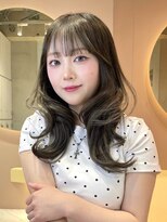 グローアイヴィ 大宮(GLROW IVY)&nbsp;▼フォワード巻きオリーブカラー透明感ヘア