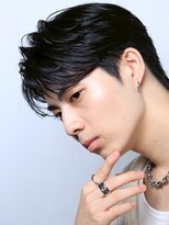 ルーシー 名古屋栄(LUCEY) センターパートニュアンスパーマフェザーパーマ波巻きパーマ