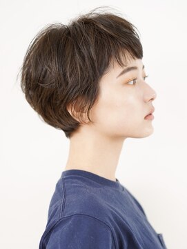 インセプション 銀座(INCEPTION) 切りっぱなしショート・ボブ/絶壁解消/前髪なし/20代/30代/面長