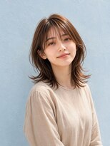 ライクバイコトナ 越谷(RIKE by kotona)&nbsp;ミディアム髪型20代30代40代50代前髪あり前髪なし面長丸顔越谷