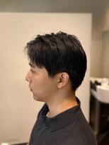 エムエイチザバーバー 本町(MH THE BARBER) 黒髪ナチュラルマッシュ【北浜・淀屋橋】