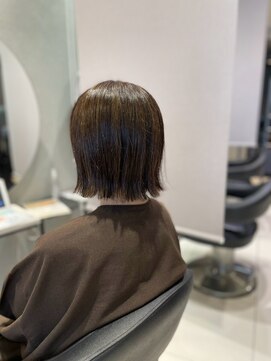 アース 南福島店(HAIR&MAKE EARTH) 切りっぱなしボブ