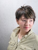 ラグレースリー(La gray3) ソフトウェット質感と束感 スパイシーショート