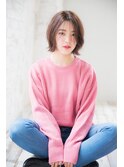 【 joemi 新宿】ウザバング×束感のあるショートボブ 赤羽