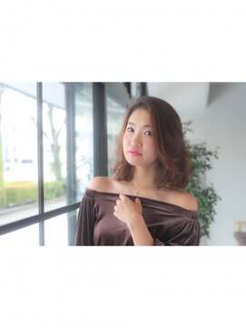 フレイムス ヘアアンドリラックス 吉川店(Frames hair&relax) 大人カジュアル♪肩レングスウェーブ