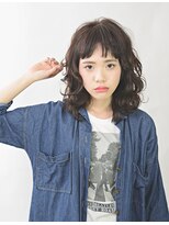 アース 武蔵境店(HAIR & MAKE EARTH) 暗髪カジュアルミディ【EARTH武蔵境】