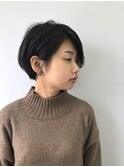 大人ショートボブ