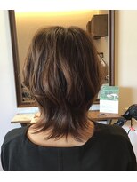 ヘアー デザイン シダー(HAIR DESIGN CEDAR) 外ハネ×ウルフ