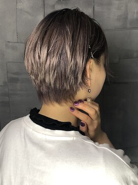 ヘアサロンエム 川越(HAIR SALON M) デザインカラー/厚めバング/ローライト/スリークボブ