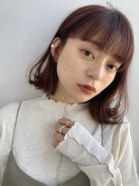 【GARDEN武田美奈】外ハネミディアム×カシスカラー