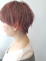 ビグディーサロン(BIGOUDI salon mukonosou) マッシュショート×アイスピンクカラー