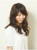 女性のボサボサがカッコイイ◎【 ドライセミロング 】