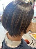 ハイライト×ナチュラルショート