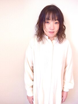 ヘアー キュート(hair CUtE) ミックスパーマでつくるリラックスシルエット！