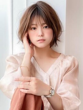 アグ ヘアー セント 鹿児島中央駅2号店(Agu hair st.) 《Agu hair》外ハネエアリータッチショート