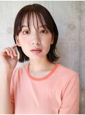 【DaVin中目黒】大人可愛い外ハネボブ ココアブラウン