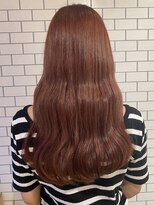 ノエル(noele)&nbsp;ピンクベージュ×ウェーブ巻き