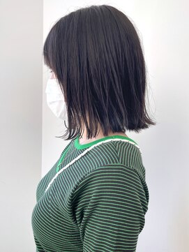 ゴーズゴードットビー 吉祥寺(go s go .b) 就活グレージュ切りっぱなしボブ