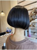 刈り上げ女子♪襟足スッキリ大人キレイなショートボブ 30代40代
