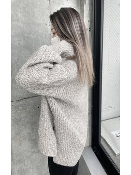 アコ(Aco) ★シルバーベージュ×エアタッチバレイヤージュ★