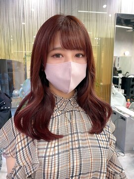 シティ(CITY) くびれヘア×春先取りカラーレッドブラウン【大塚】