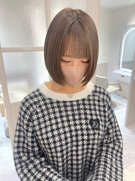ランド 原宿表参道(LAND) 髪質改善/ヘルシースタイル/前髪カット/ショコラアッシュ