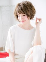 アルバハナレ 横浜(αlba HANARE)&nbsp;関内/髪質改善/ハイトーンカラー×ふわふわボブマッシュパーマg