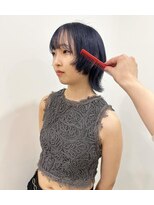 エフ ヘアーアンドリラクゼーション(F. hair & relaxation)&nbsp;ウルフ×ブルーカラー