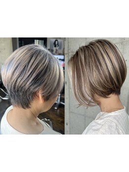 【大人女性の髪に寄り添う、上質なグレイカラーが得意なサロン】白髪をカバーしながら、透明感のある色味に
