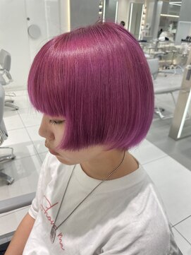 アールプラスヘアサロン(ar+ hair salon) ビビットピンク