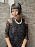 姫カットネジネジヘアアレンジ