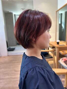 セイドット オモテサンドウ(Say. omotesando) say.黒髪ボブルフネビージュ小顔ワンレンレッドブラウン秋カラー