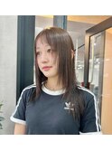 10代20代30代オン眉レイヤーカットカジュアルナチュラル