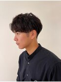 外国人風アンニュイパーママッシュショート