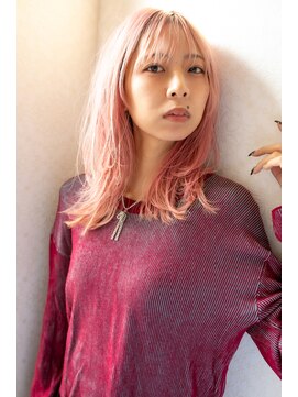 ログ 高松木太店(Log) ブリーチ/ダブルカラー/インナー/レイヤーカット/ボブ/高松