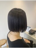 切りっぱなしボブ