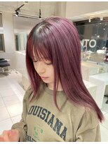 インカント バイ ハンズ incanto by hands くすみ感が可愛い◎ラベンダーピンクストレート(アディクシー)