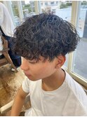 沖縄メンズ波巻きパーマ