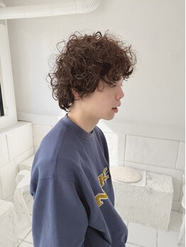ネフ(NeF)の写真/《仙台駅徒歩1分》メンズ特価スタイリスト在籍。【MIKU、ANJU限定】カット＆パーマ 12900→10320