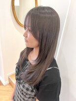 コワファースト  させぼ五番街店(COIFF1RST)&nbsp;顔まわりレイヤー×ストレート