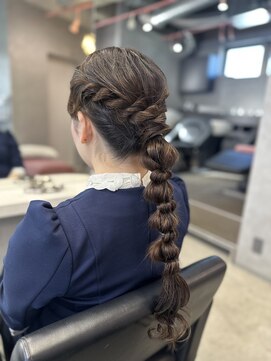 ふわっと編みおろし♪♪