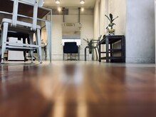 アトリエの様な空間にこだわってデザインされたスペース